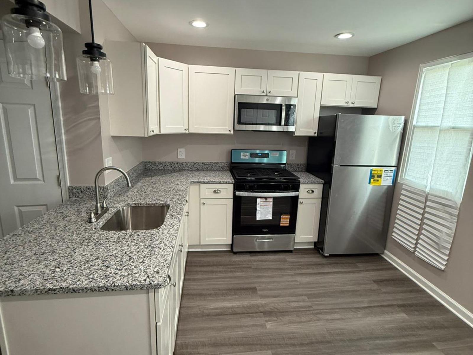 Kitchen with Granite Countertops