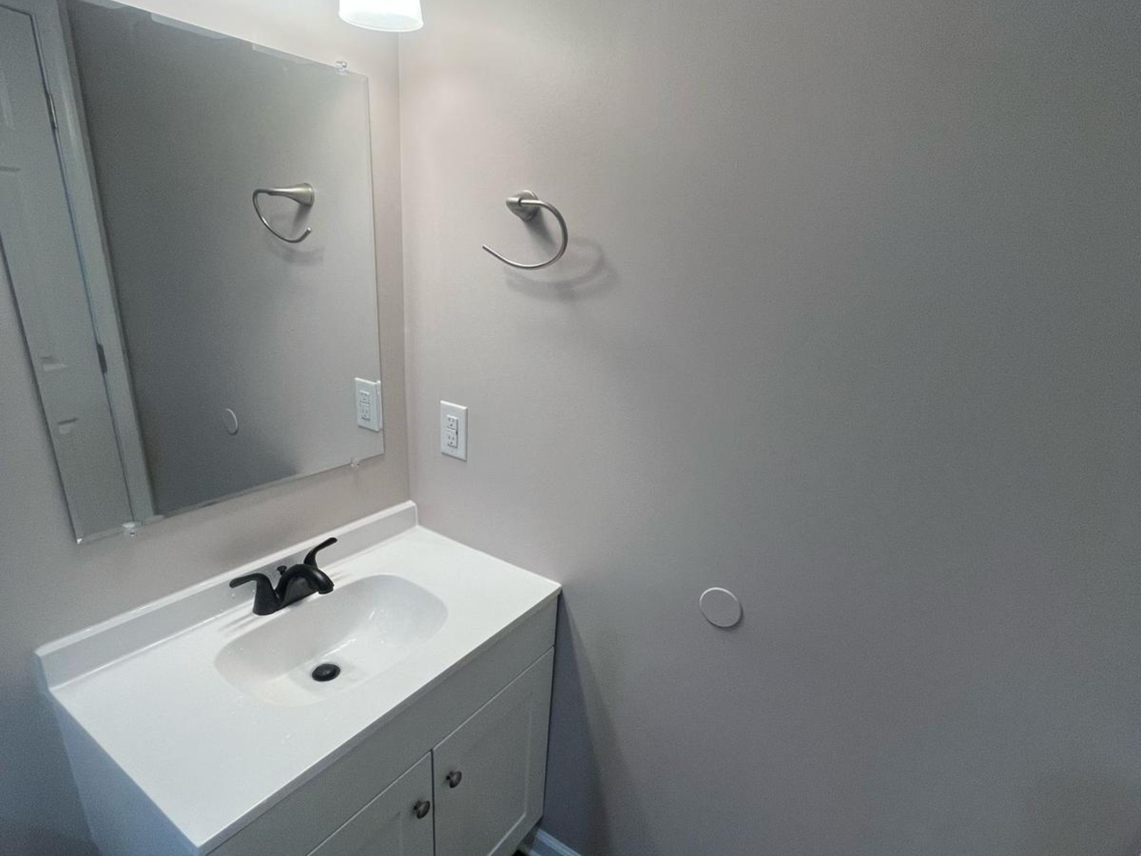 Bathroom Sink with Lighting