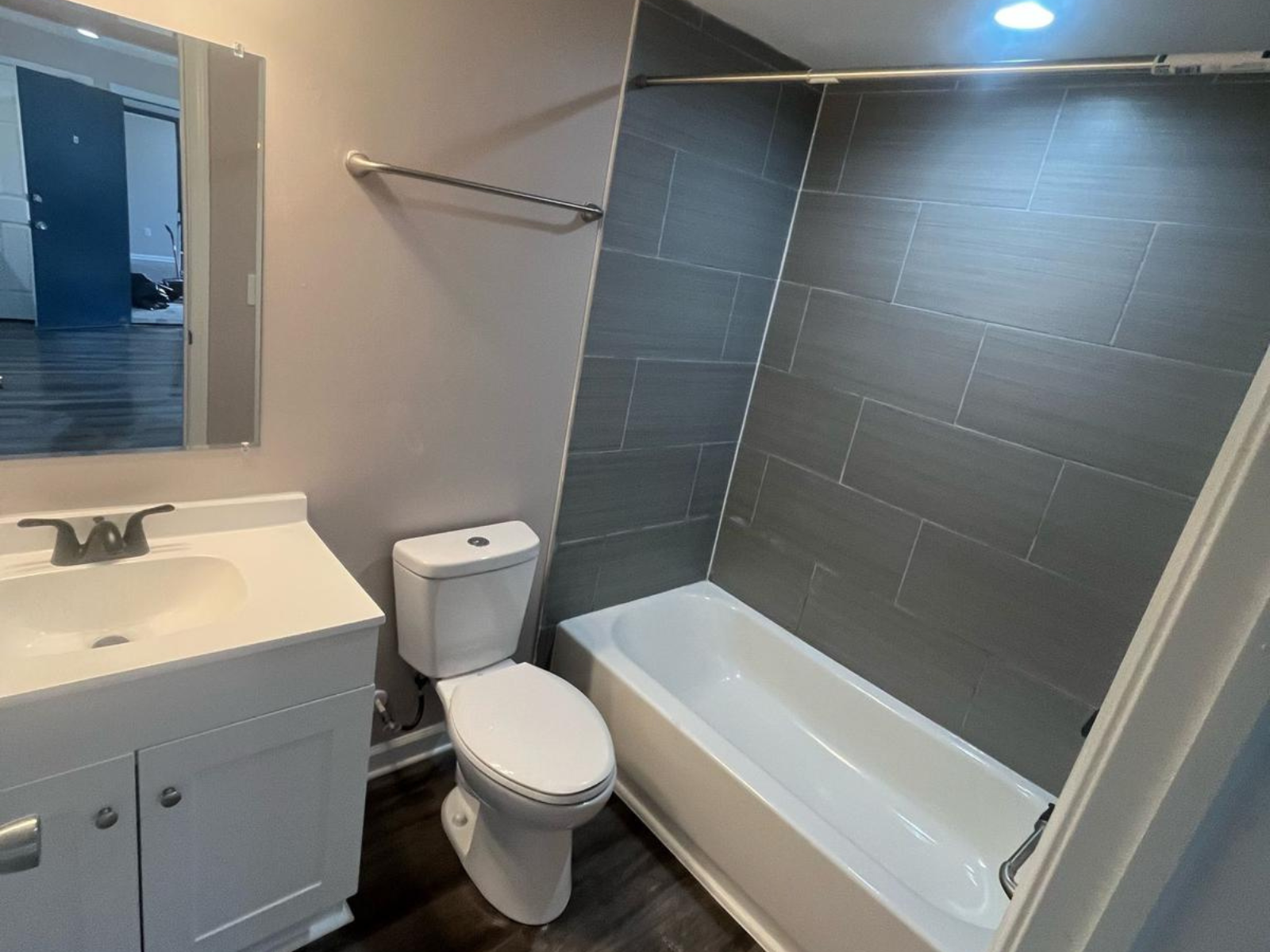 Bathroom with Sink and Tub