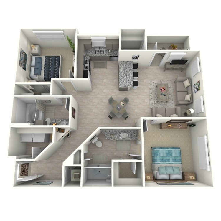 Floor plan image of B2