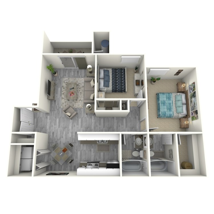 Floor plan image of 2 Bed