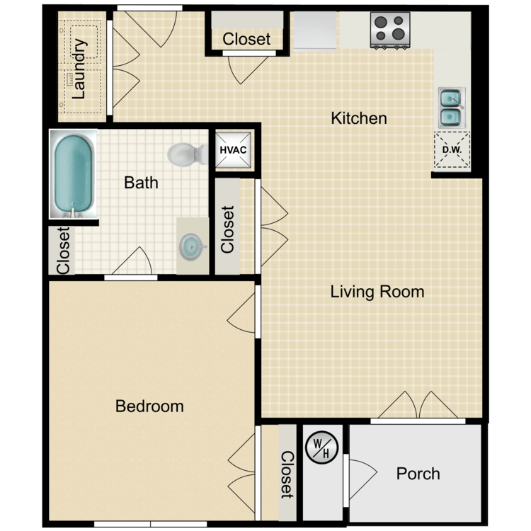 Floor plan image of A