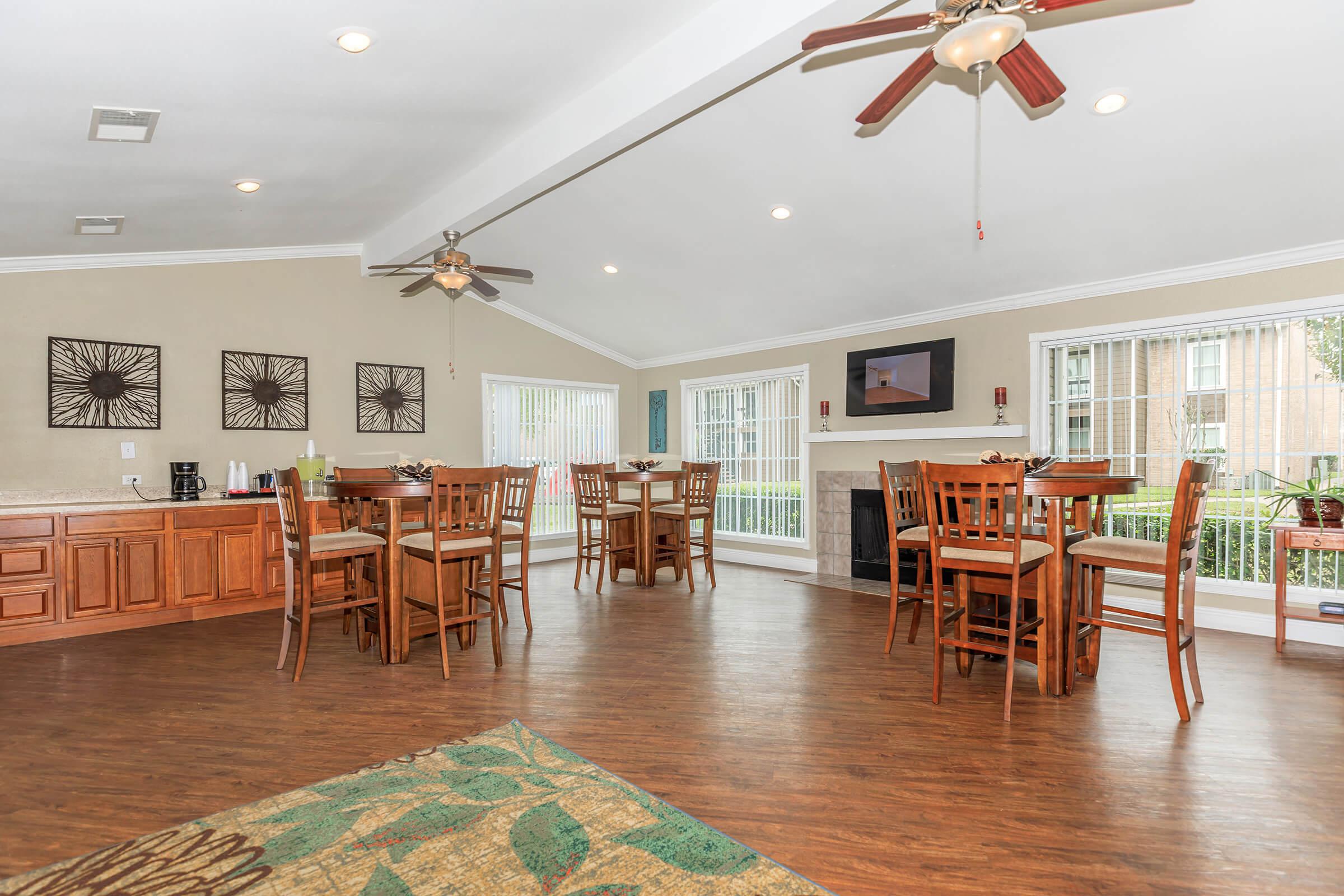 a dining room table