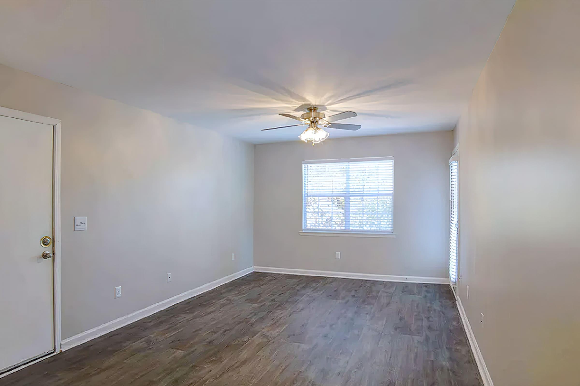 a room with a wooden floor