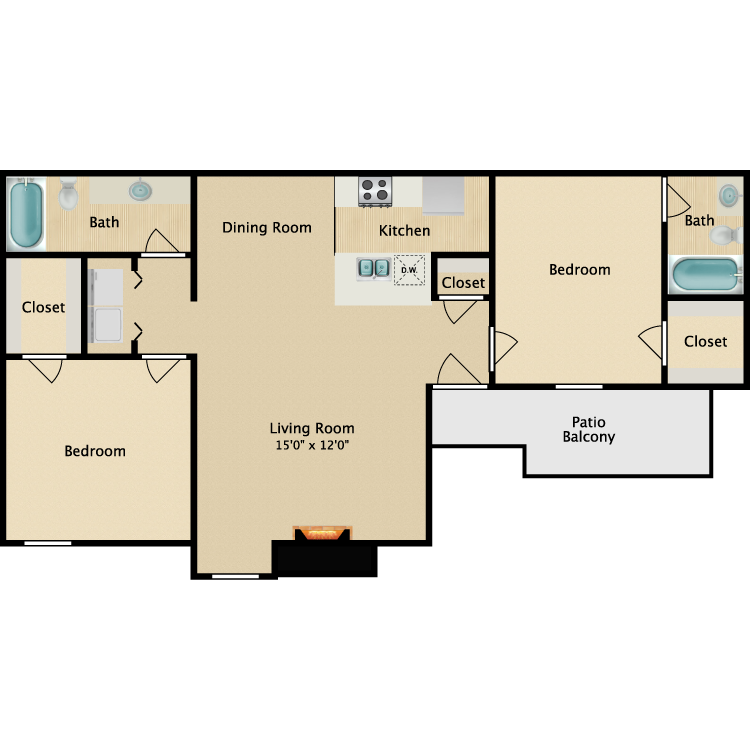 Floor plan image of Emerald