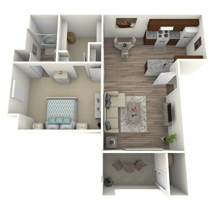 Floor plan image of B