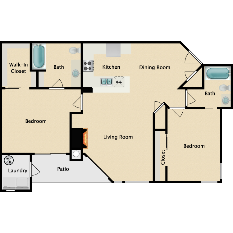 Floor plan image of Milan