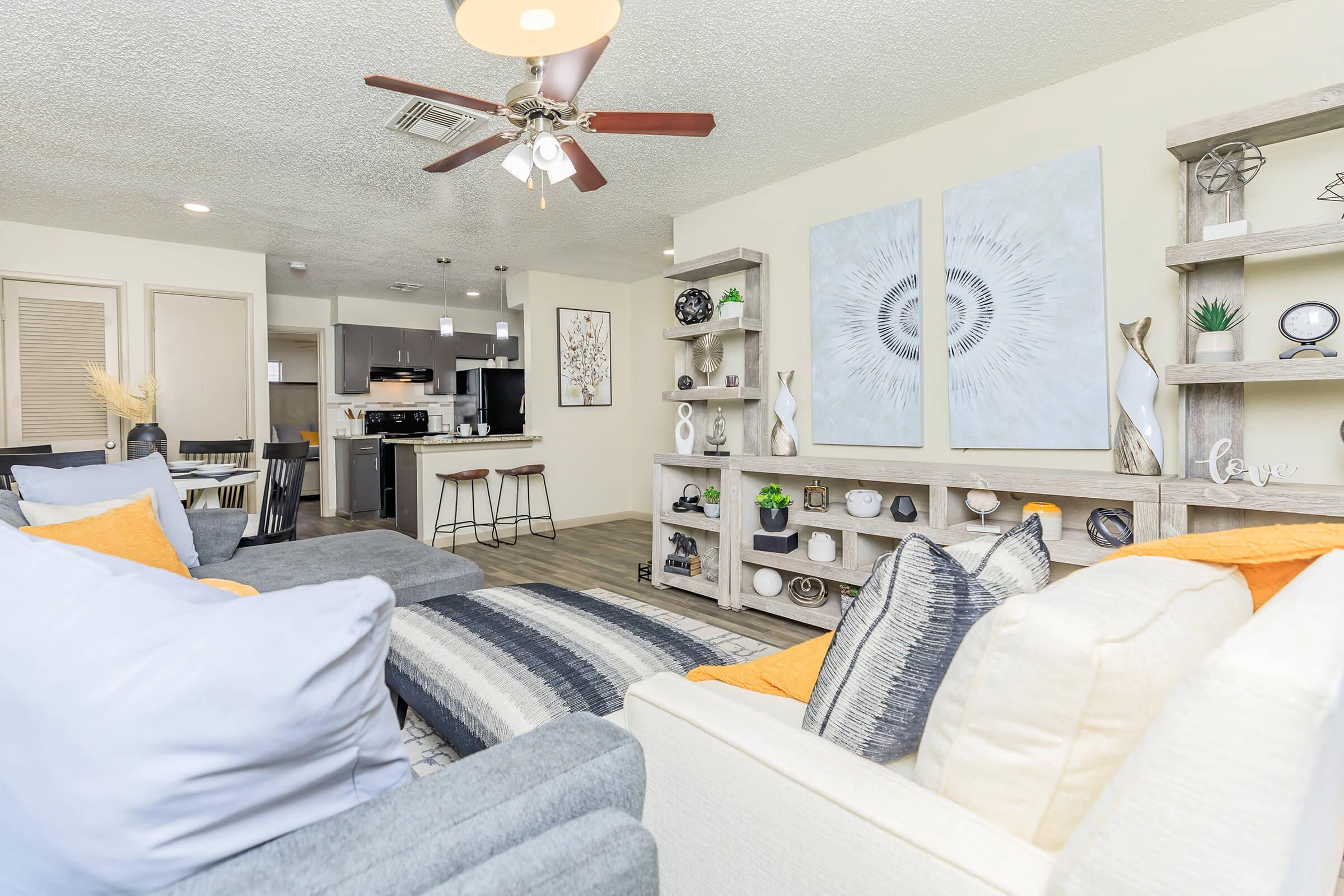 a bedroom with a large bed in a room