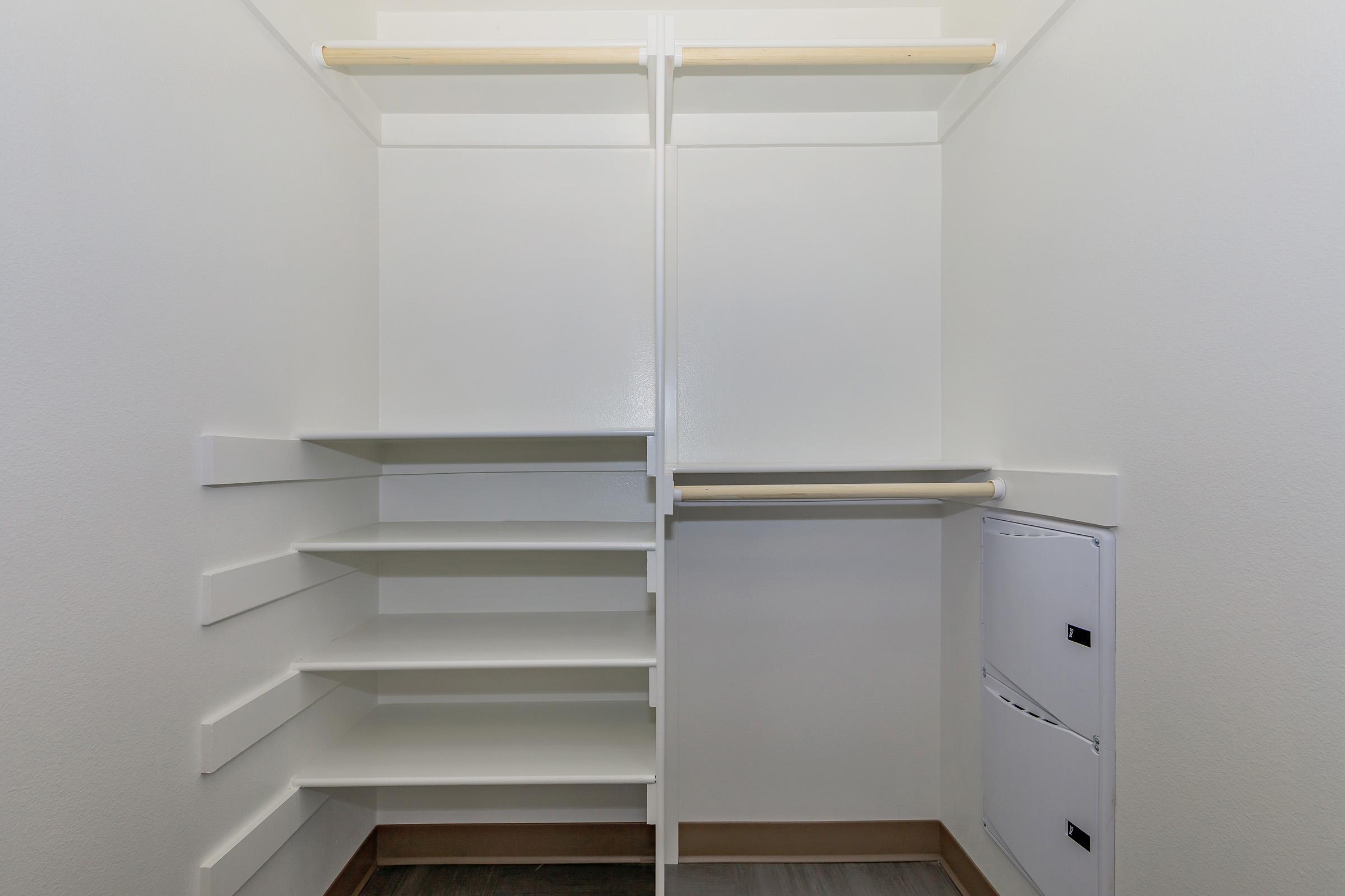 a refrigerator freezer sitting in a room