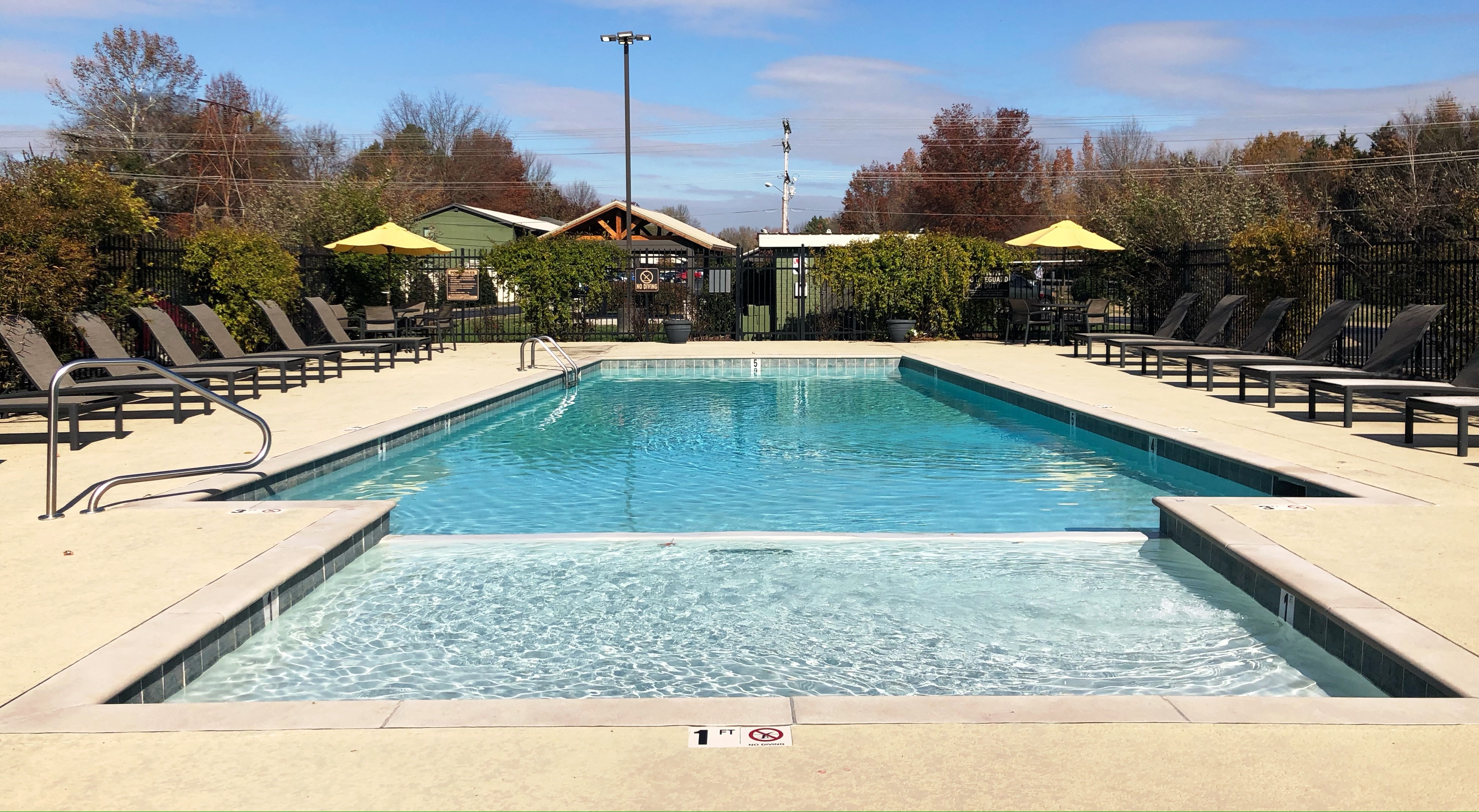 a pool of water