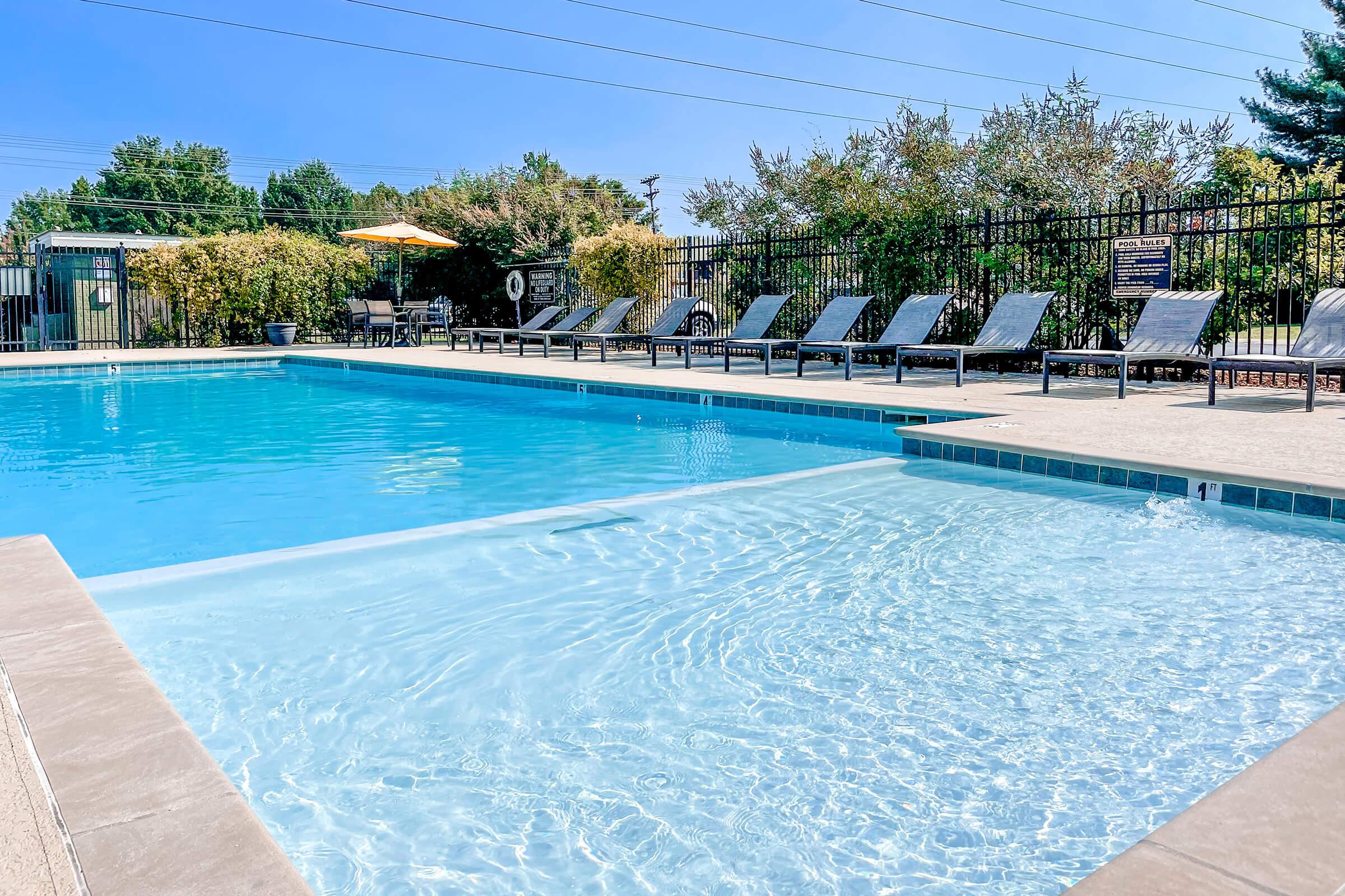 Make Waves in our Sparkling Swimming Pool