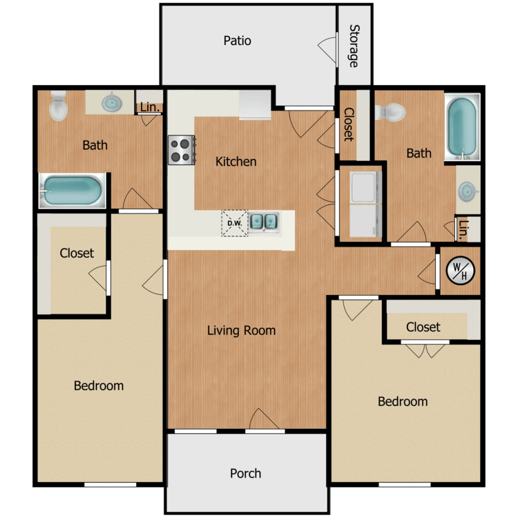Floor plan image of 4D-2B2B