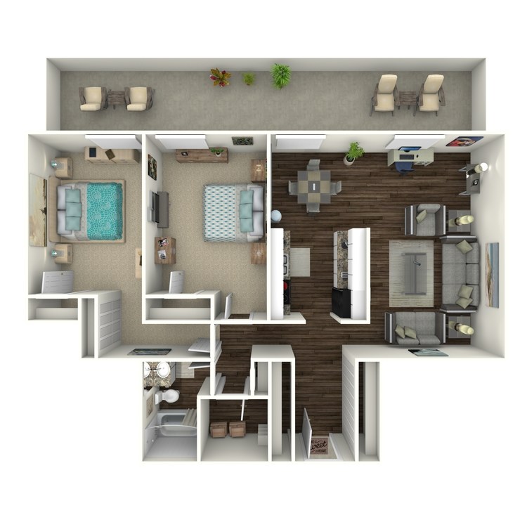 Floor plan image of Vibe 2x1