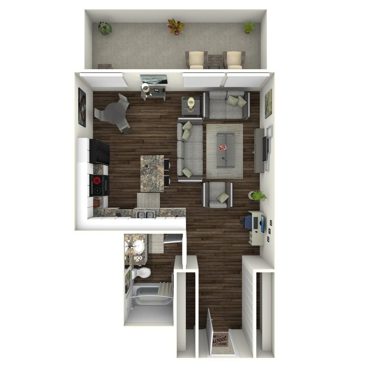 Floor plan image of Studio A