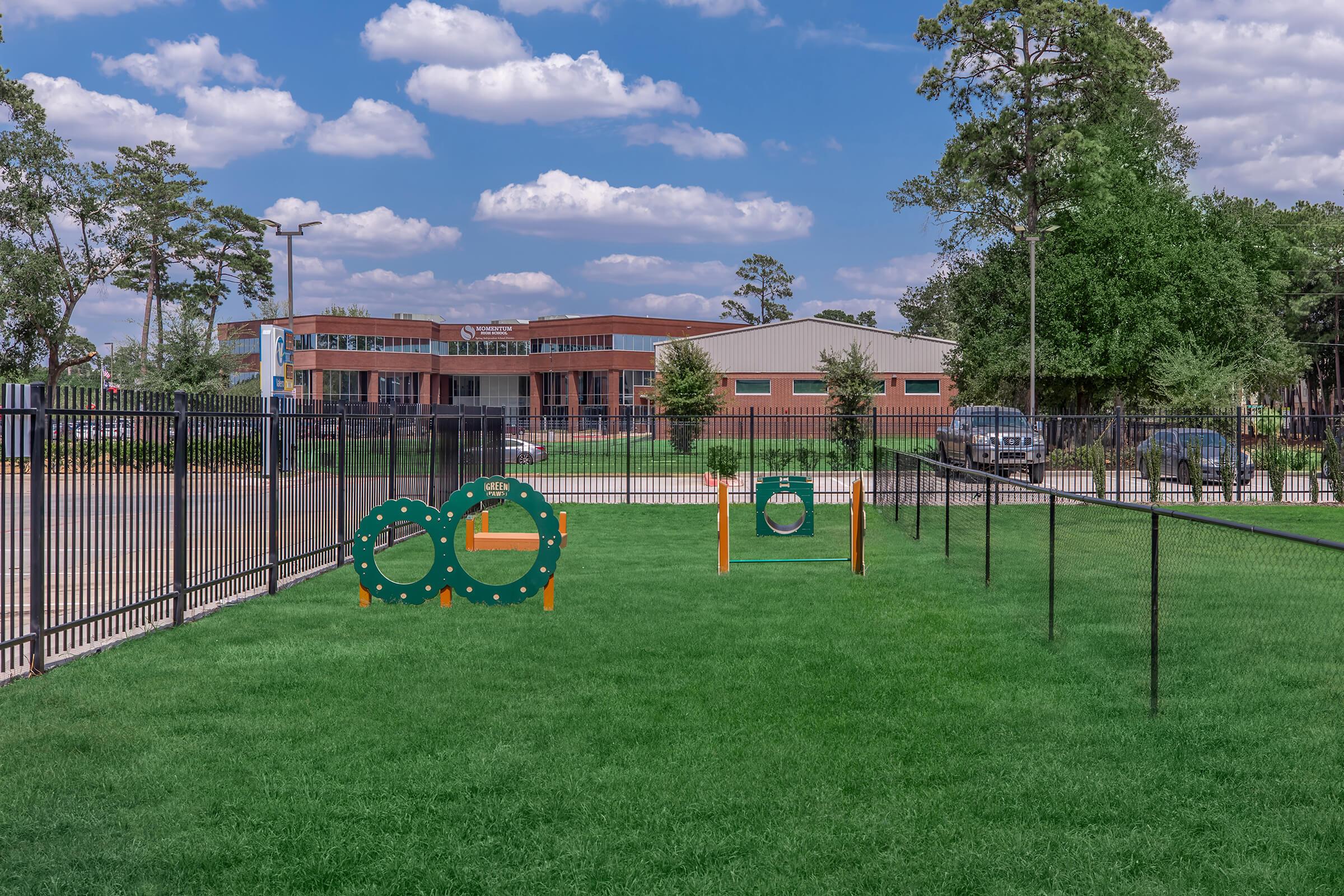 a playground in a yard