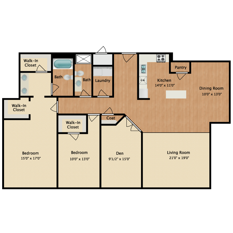 Floor plan image of 3 Bed