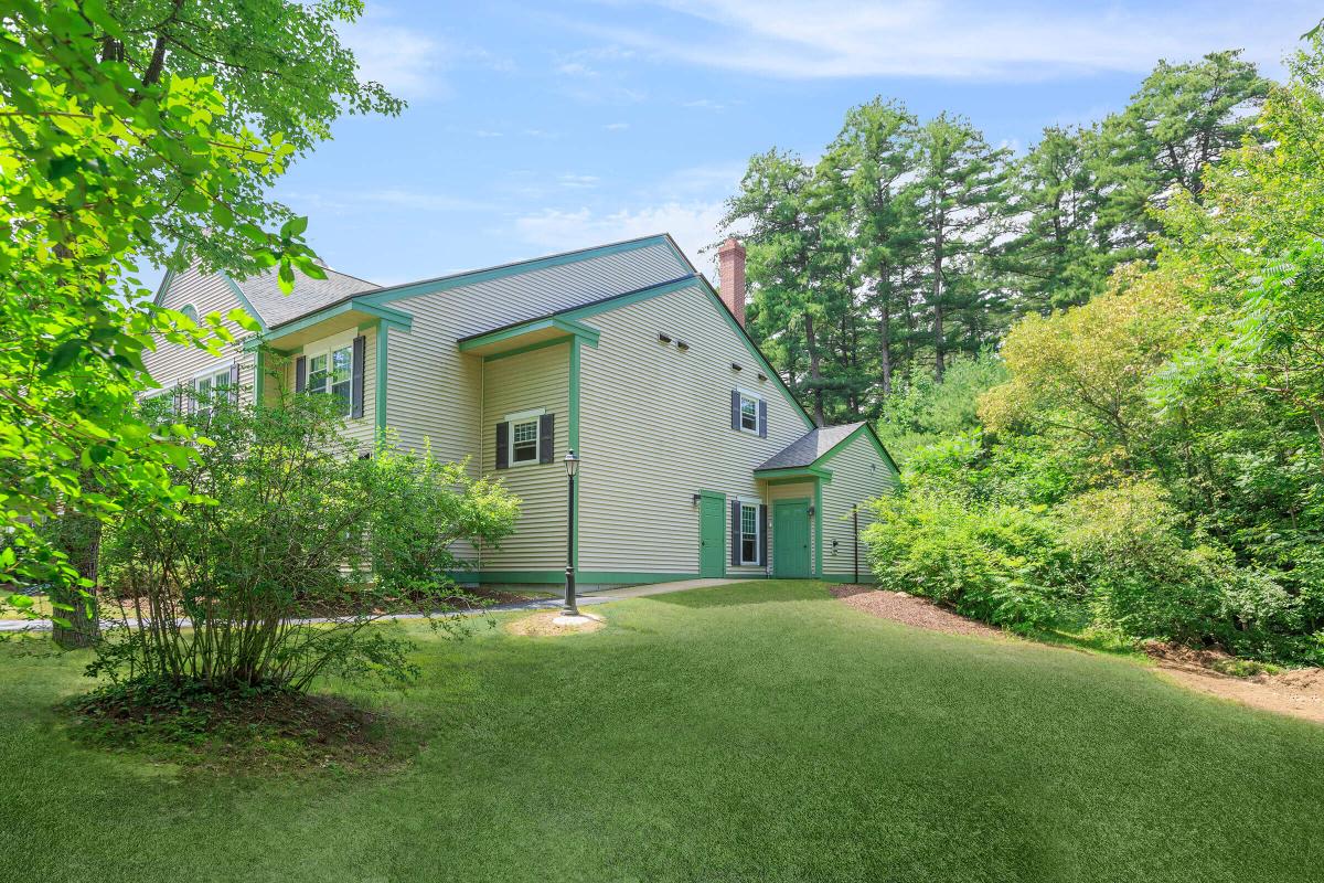 a large lawn in front of a house