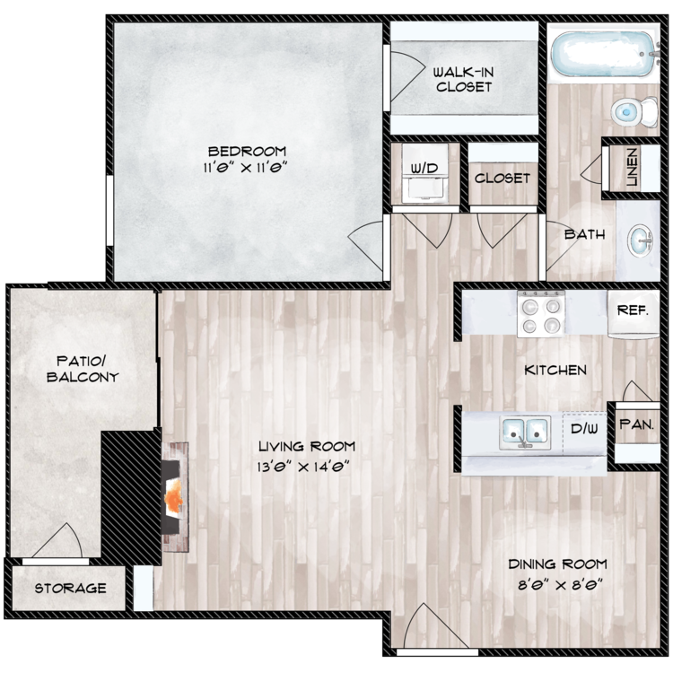 Floor plan image of A3