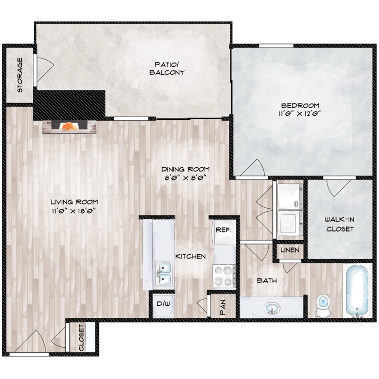 Floor plan image of A4