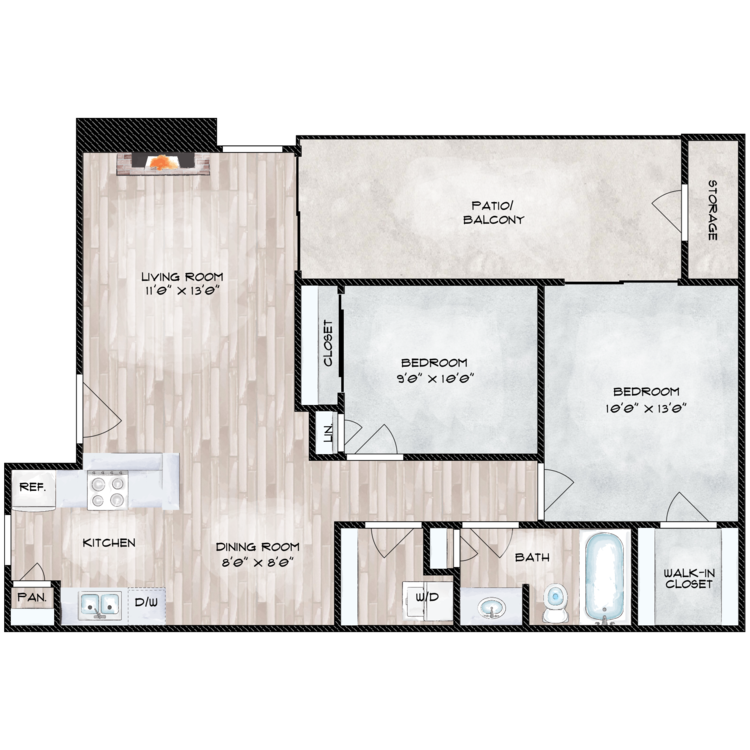 Floor plan image of B1