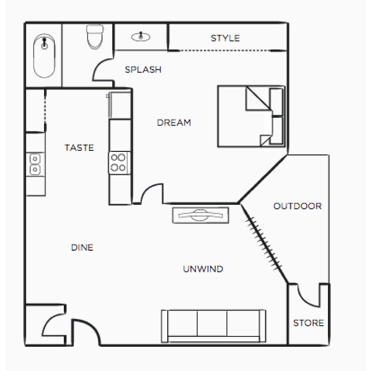 Floor plan image of A1