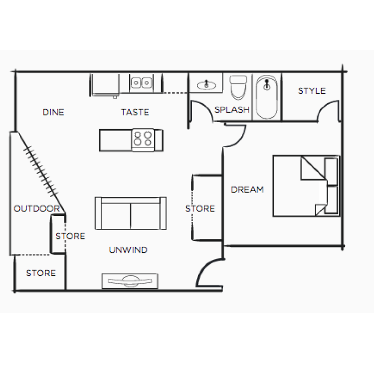 Floor plan image of A2