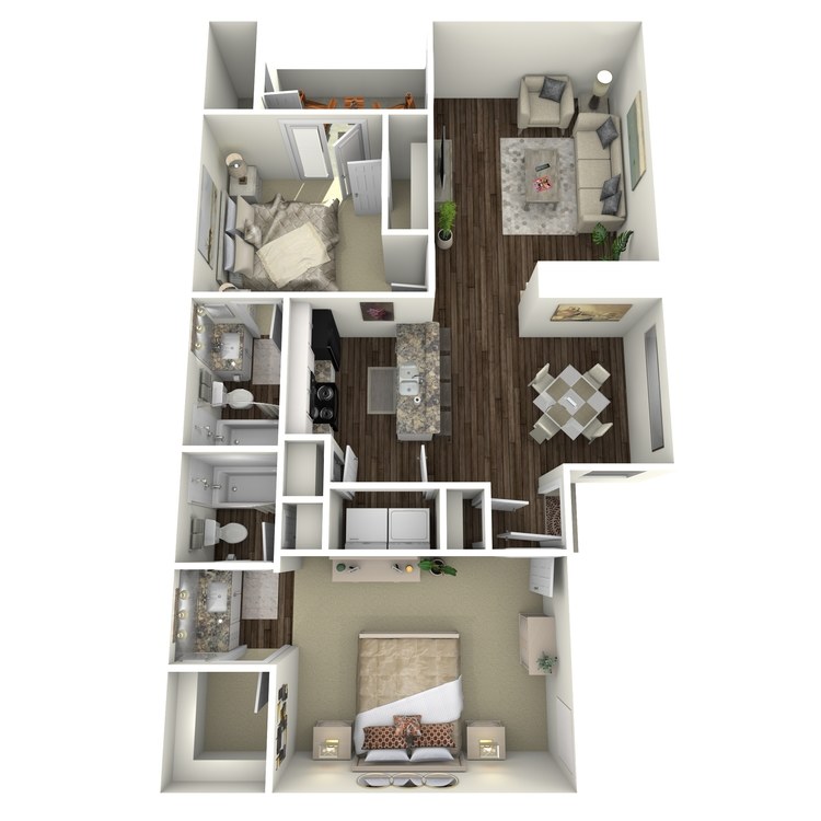 Floor plan image of B2