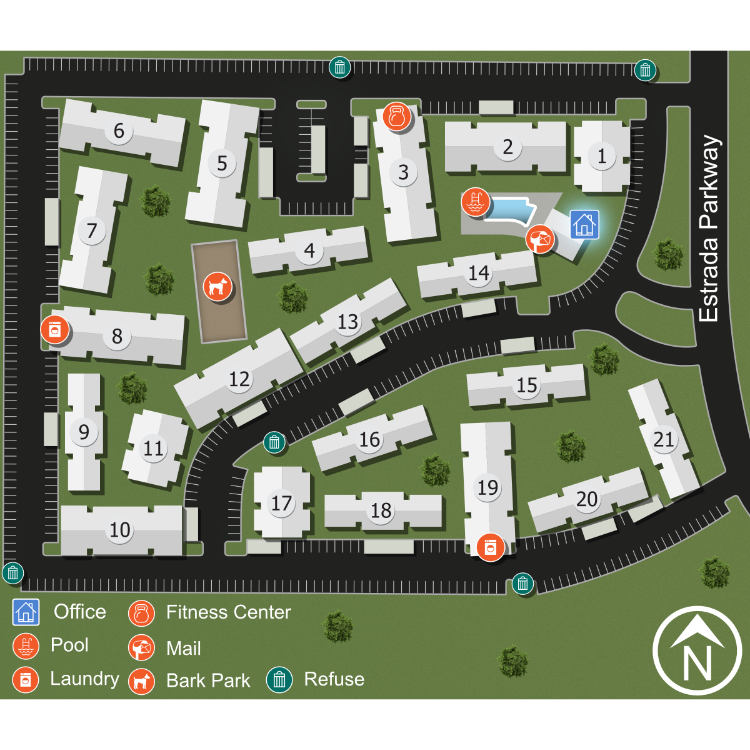 We make every effort to make our website accessible to anybody, especially those with disabilities. If you have question in terms of the relative location of an amenity or apartment home, please give us a call.