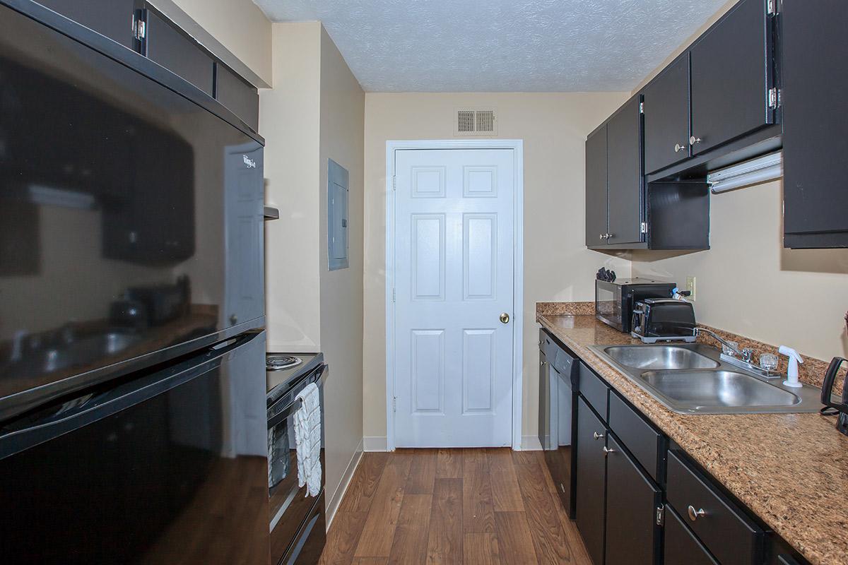 kitchen at Green Meadow apartments