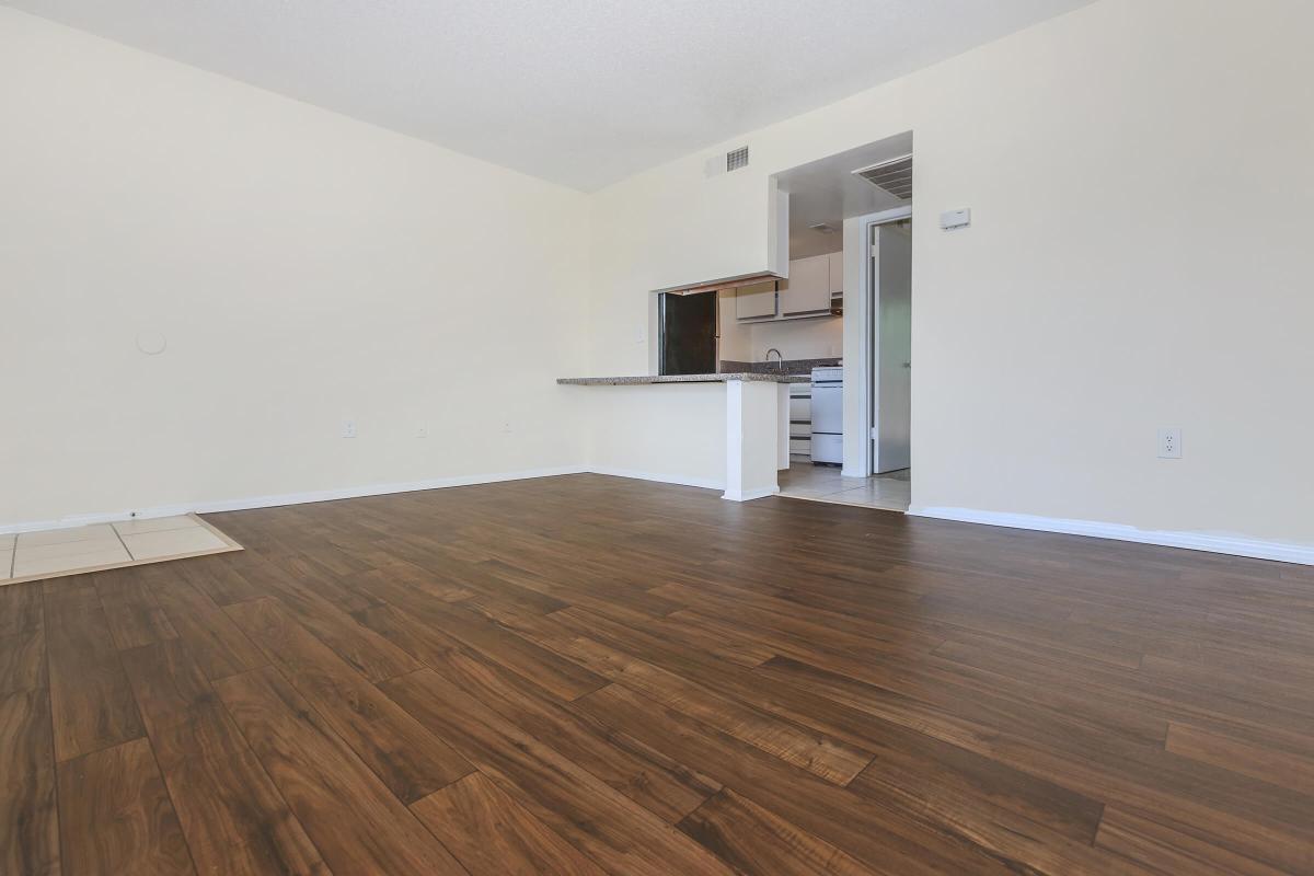 a room with a wooden floor