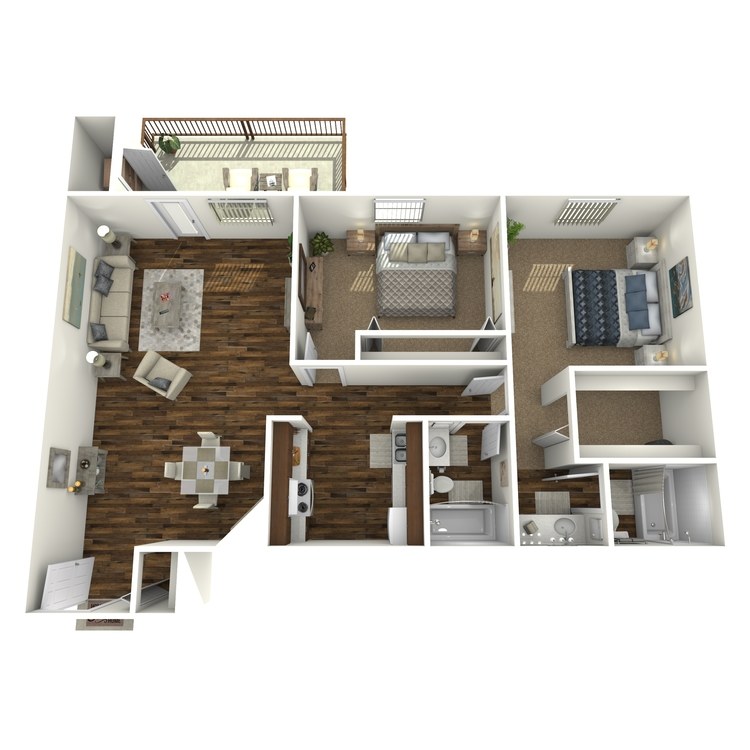 Floor plan image of 2 Bedroom