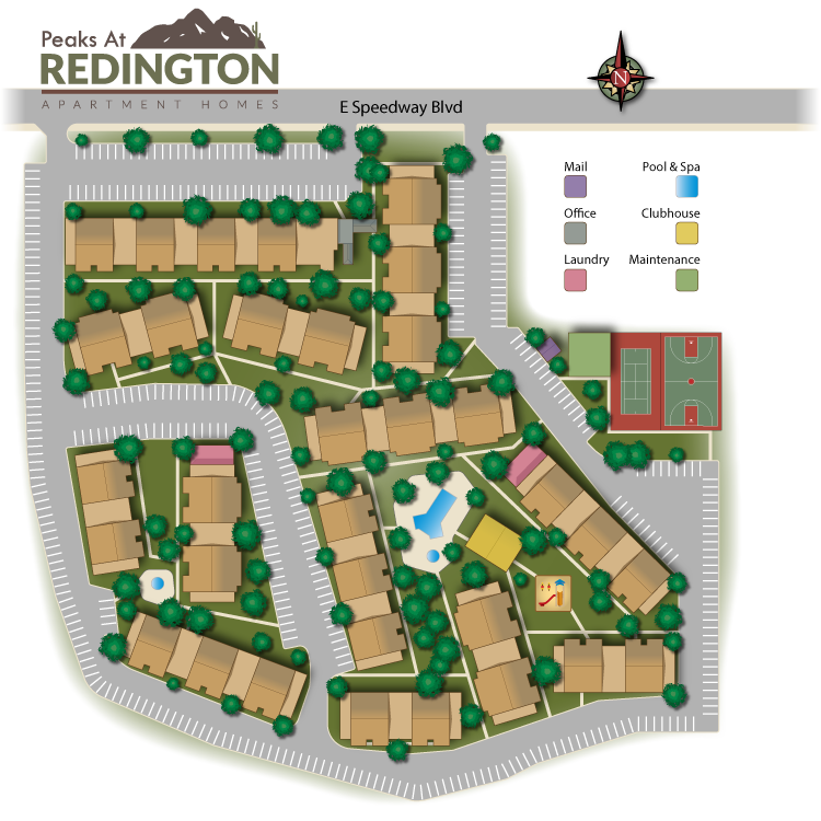 If you have a question regarding the relative location of an apartment home, please give us a call.