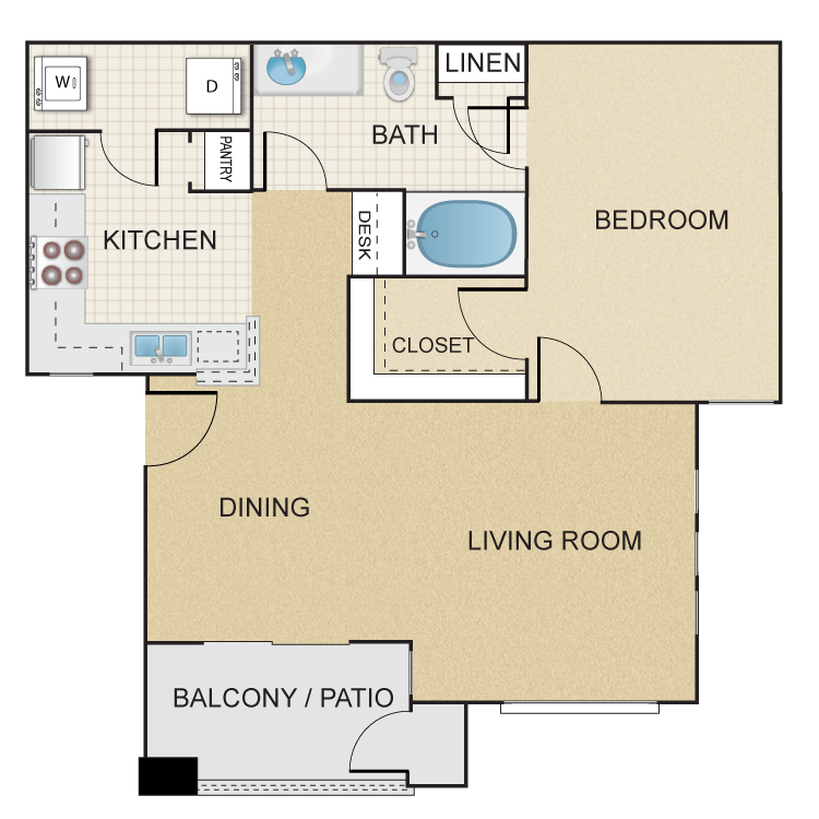 Floor plan image of Painted Desert II