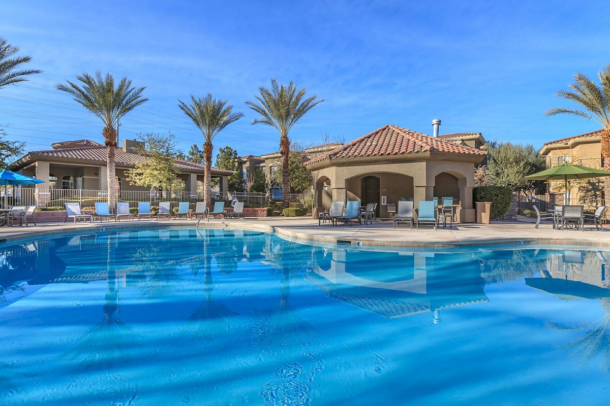 Sparkling Swimming Pool at The Covington at Coronado Ranch Apartments in Las Vegas