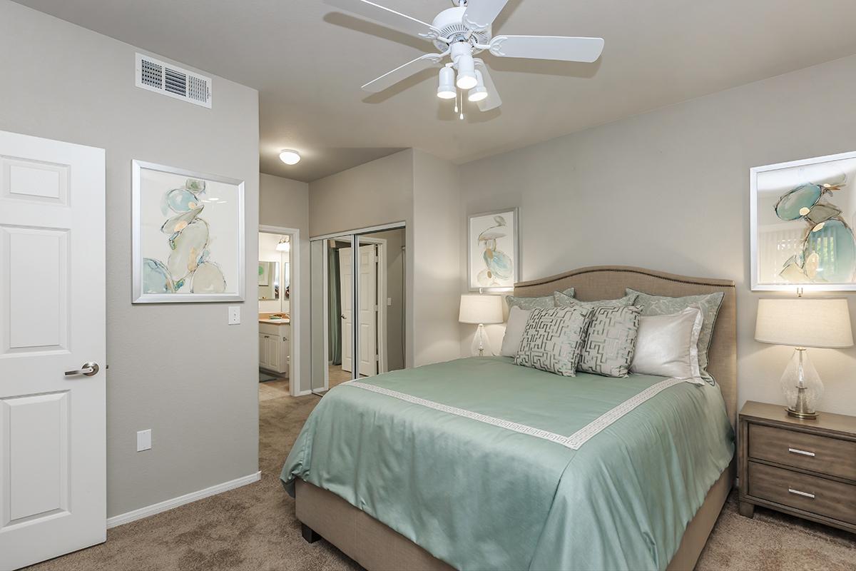 Comfortable Bedrooms in Homes at The Covington at Coronado Ranch Apartments in Las Vegas, Nevada