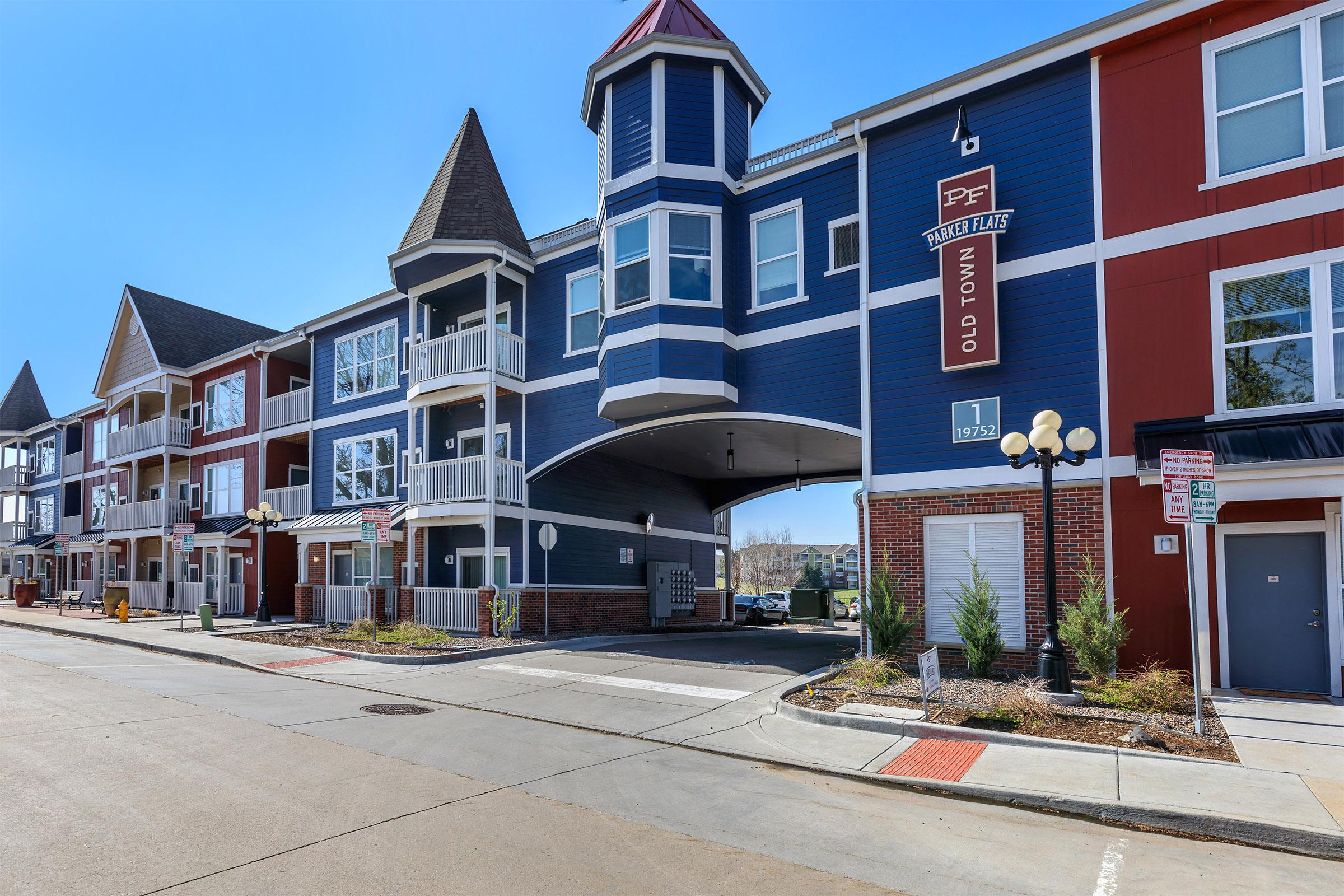 Landscaping at Parker Flats at Old Town in Parker, CO