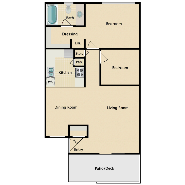 Floor plan image of Plan B