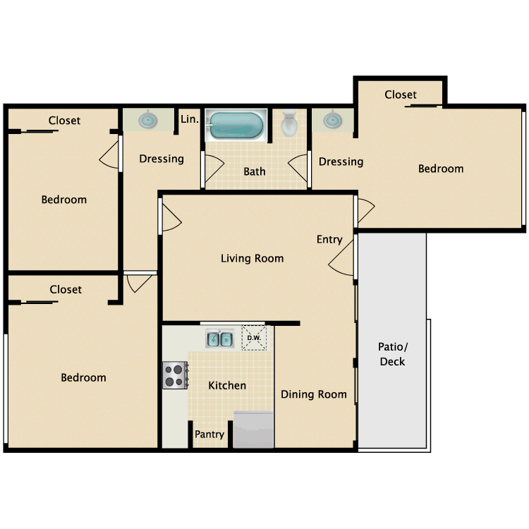 Floor plan image of Plan F