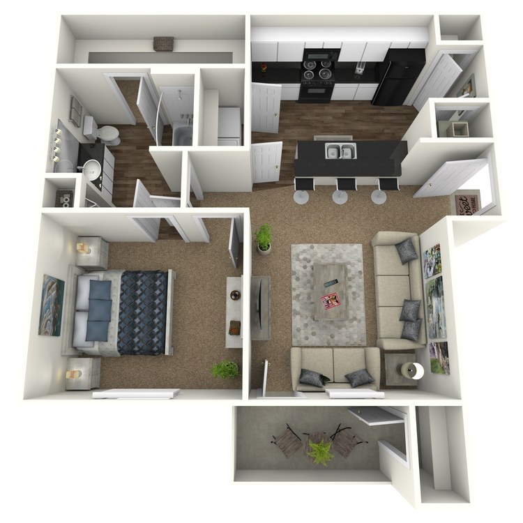 Floor plan image of The Cabin