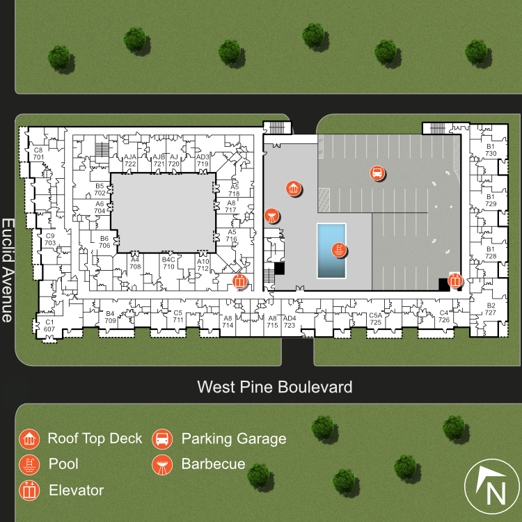 We make every effort to make our website accessible to anybody, especially those with disabilities. If you have question in terms of the relative location of an amenity or apartment home, please give us a call.