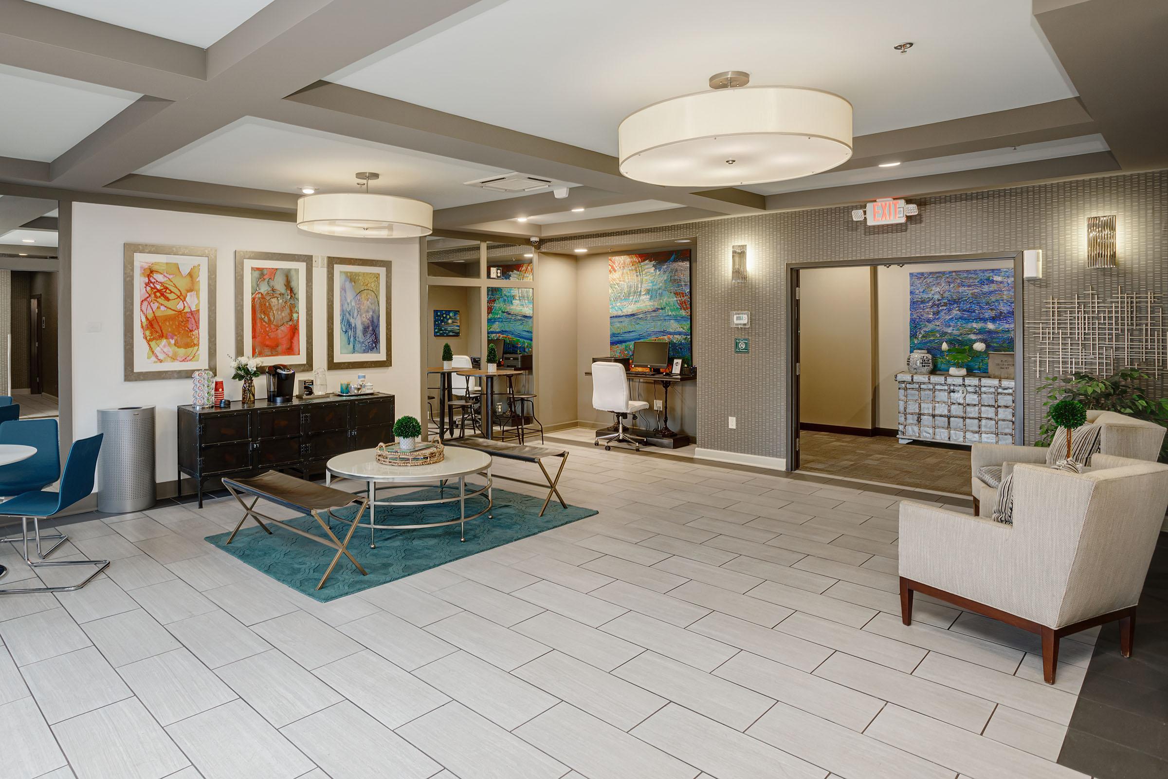 a large room