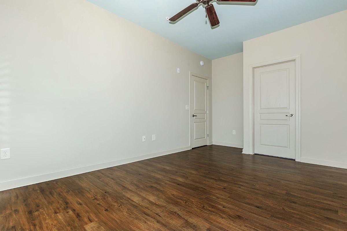 a room with a wooden floor