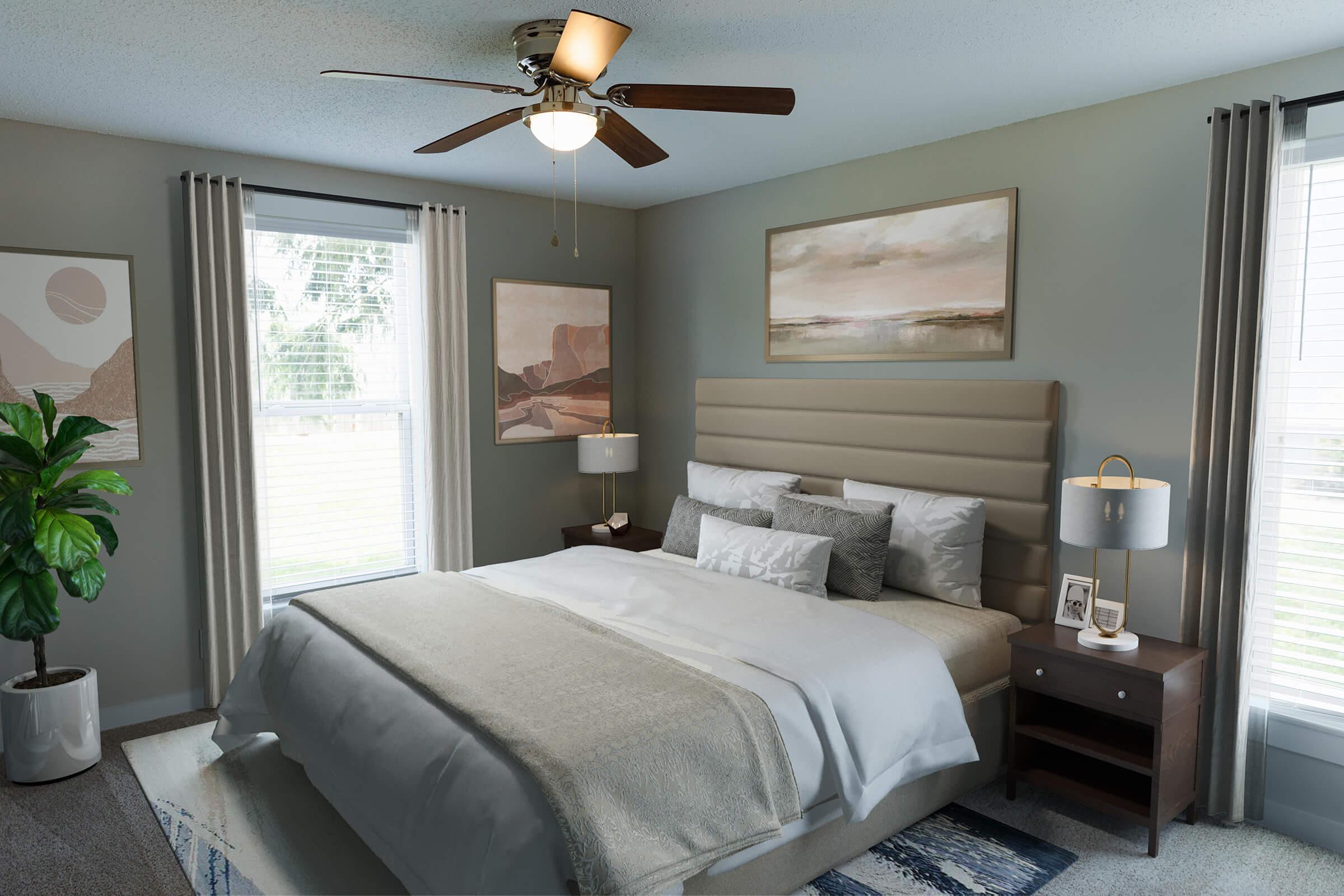 Bedroom at Hunter Chase Apartments