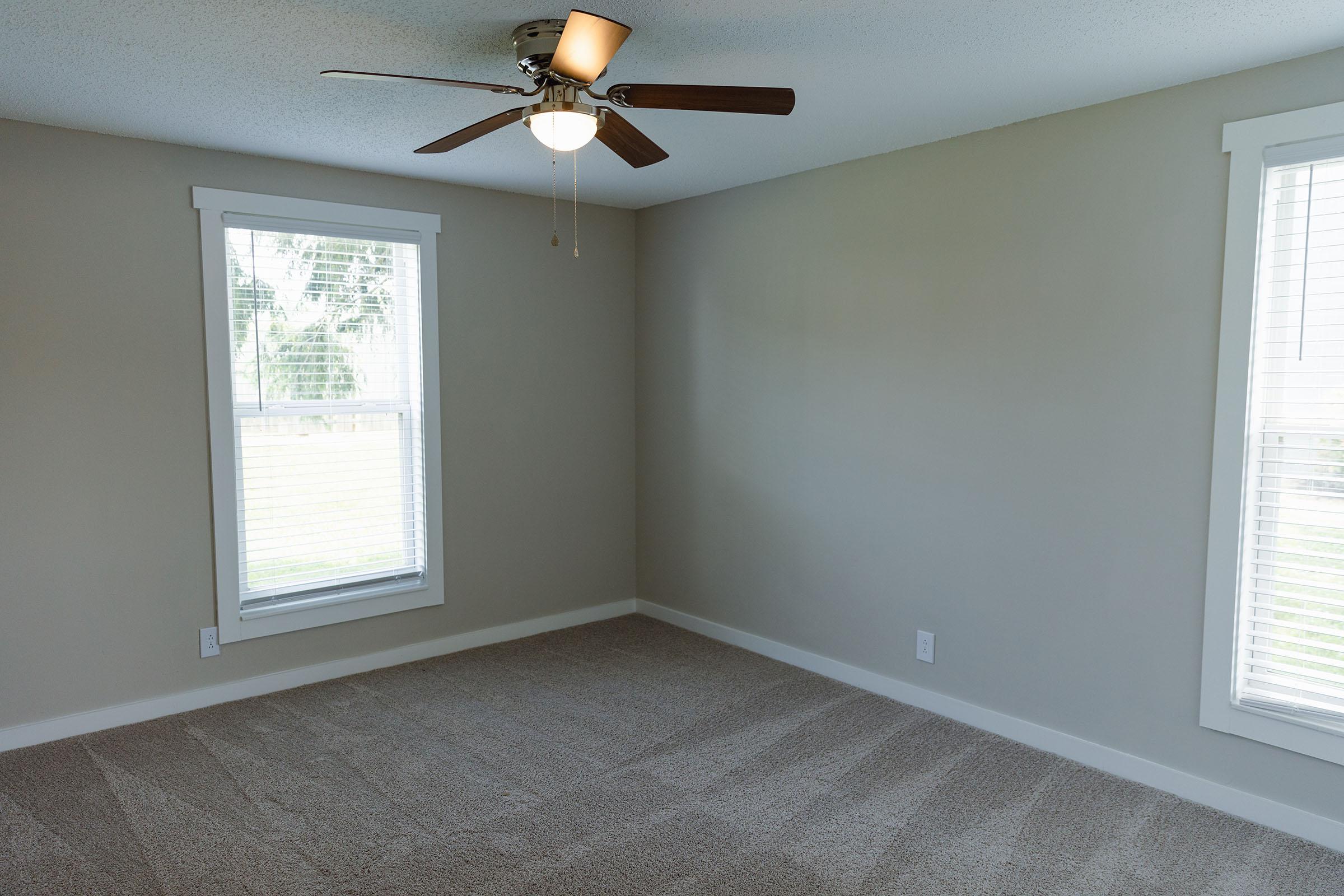 Bedroom with Mini Blinds