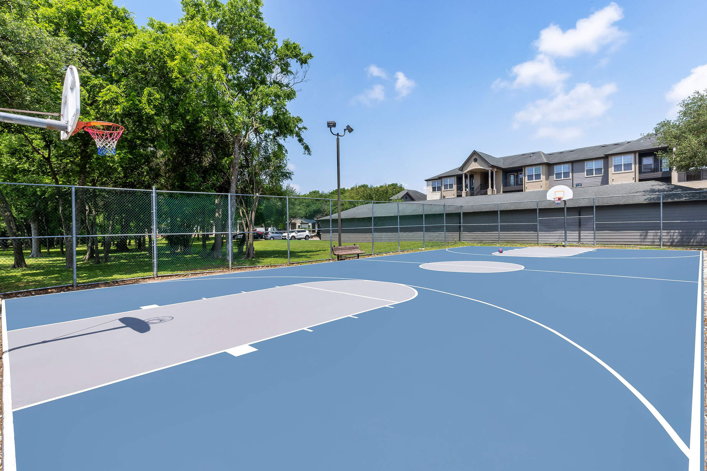 community basketball court