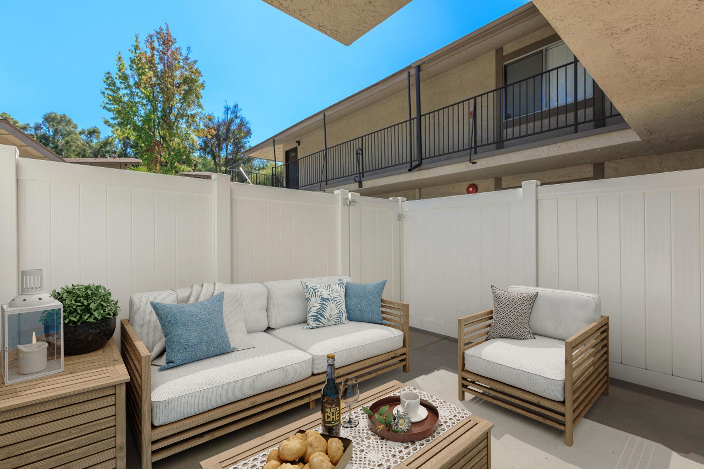 * Photos have been virtually staged for illustrative purposes. The furnishings, décor, and certain visual elements shown may not be present in the actual apartment.