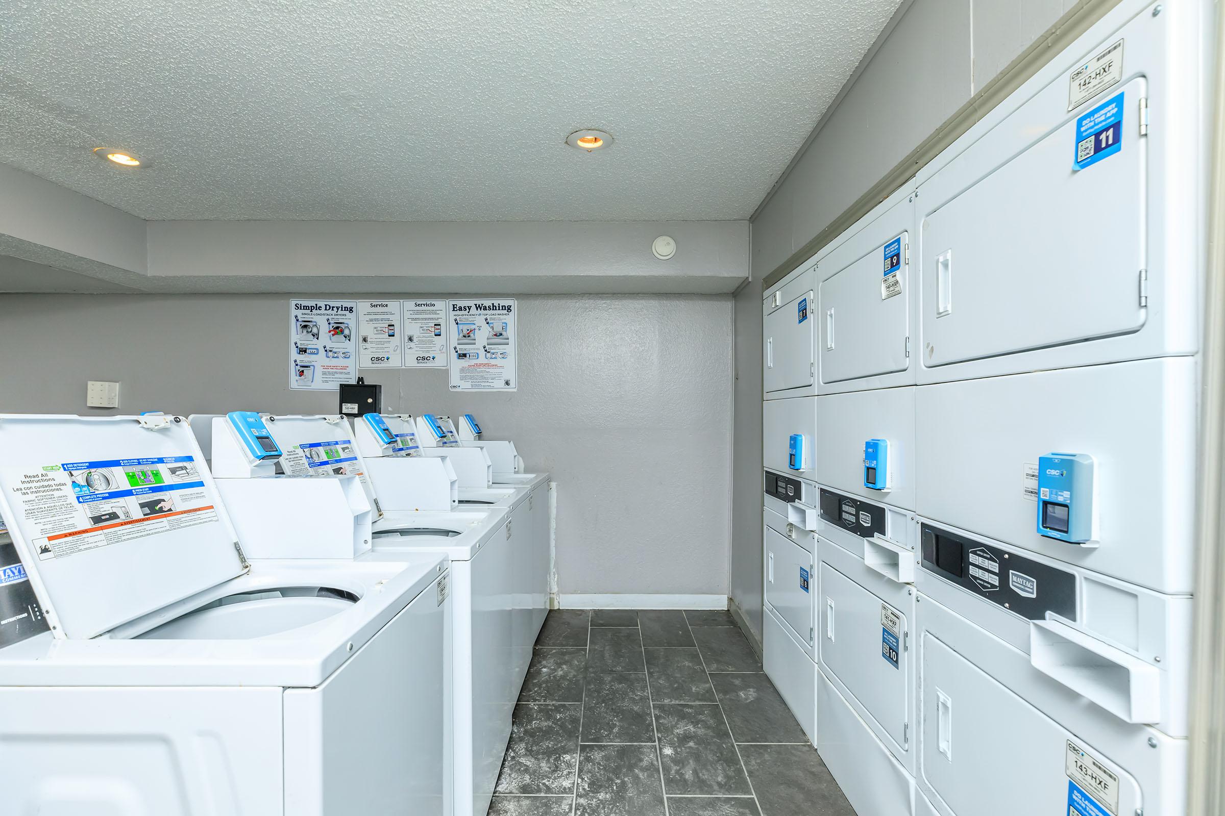 CONVENIENT LAUNDRY FACILITY