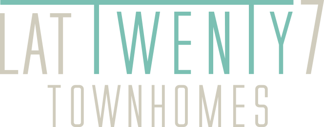 Lat Twenty7 Townhomes Promotional Logo