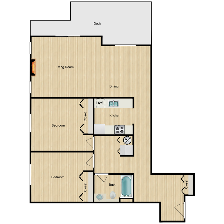 Floor plan image of D1