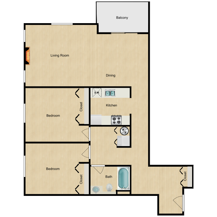 Floor plan image of D